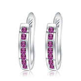 Natural Rose Pomegranate Creative Beading Design Silver Studs Earrings for Women